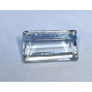 Semi Precious Stone Aquamarine Emerald Cut 6.54 Ct