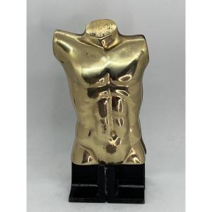 Berrocal Bronze Sculpture Male Torso Edition Artcurial