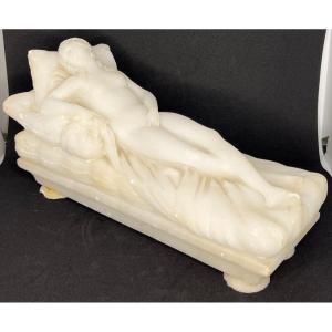 Subject Sculpture Alabaster Orpheus Circa 1900