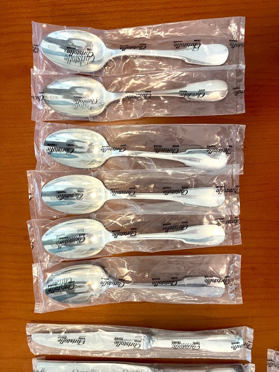 Christofle Cluny Cutlery Set For 6 People 30 Place Settings New In Blister Pack -photo-4