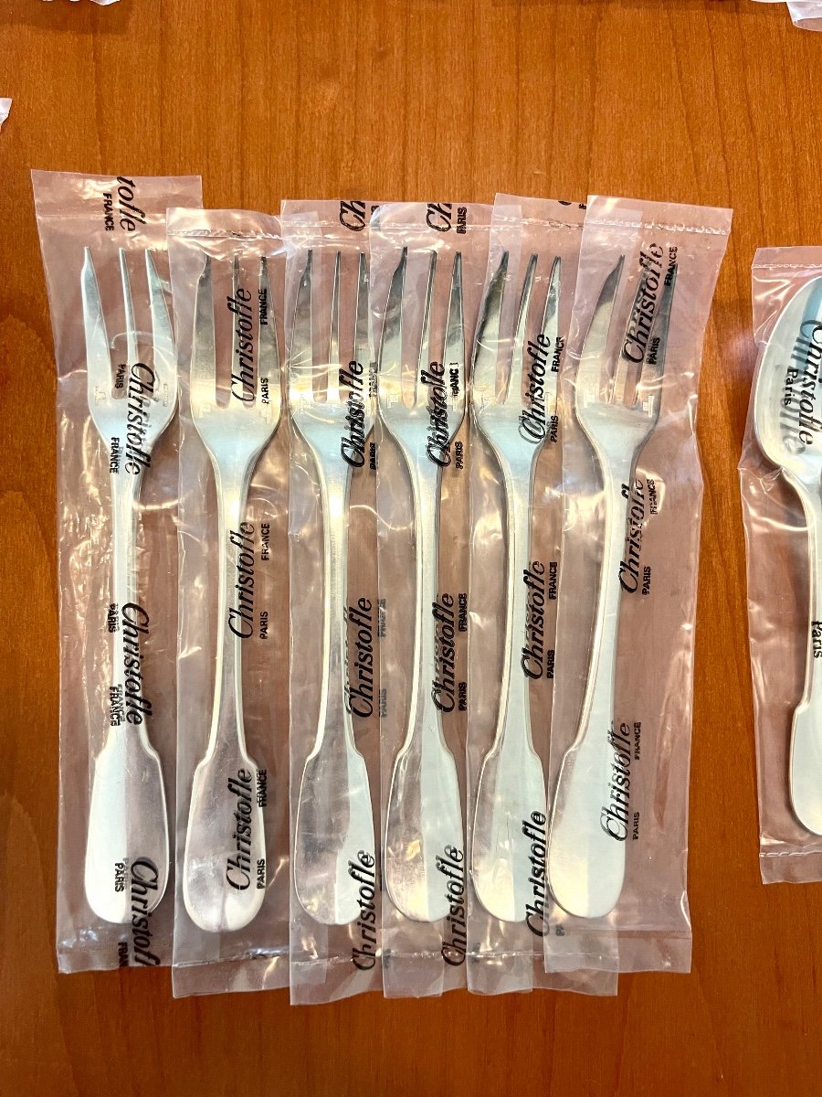 Christofle Cluny Cutlery Set For 6 People 30 Place Settings New In Blister Pack -photo-1