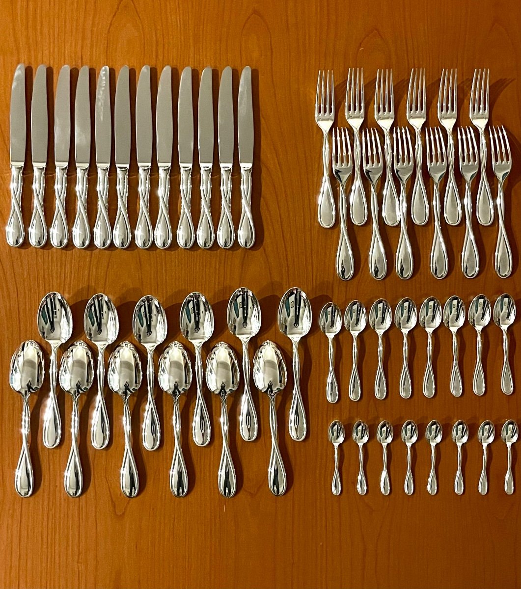 Christofle Galéa, 52-piece Cutlery Set, Very Good Condition -photo-4