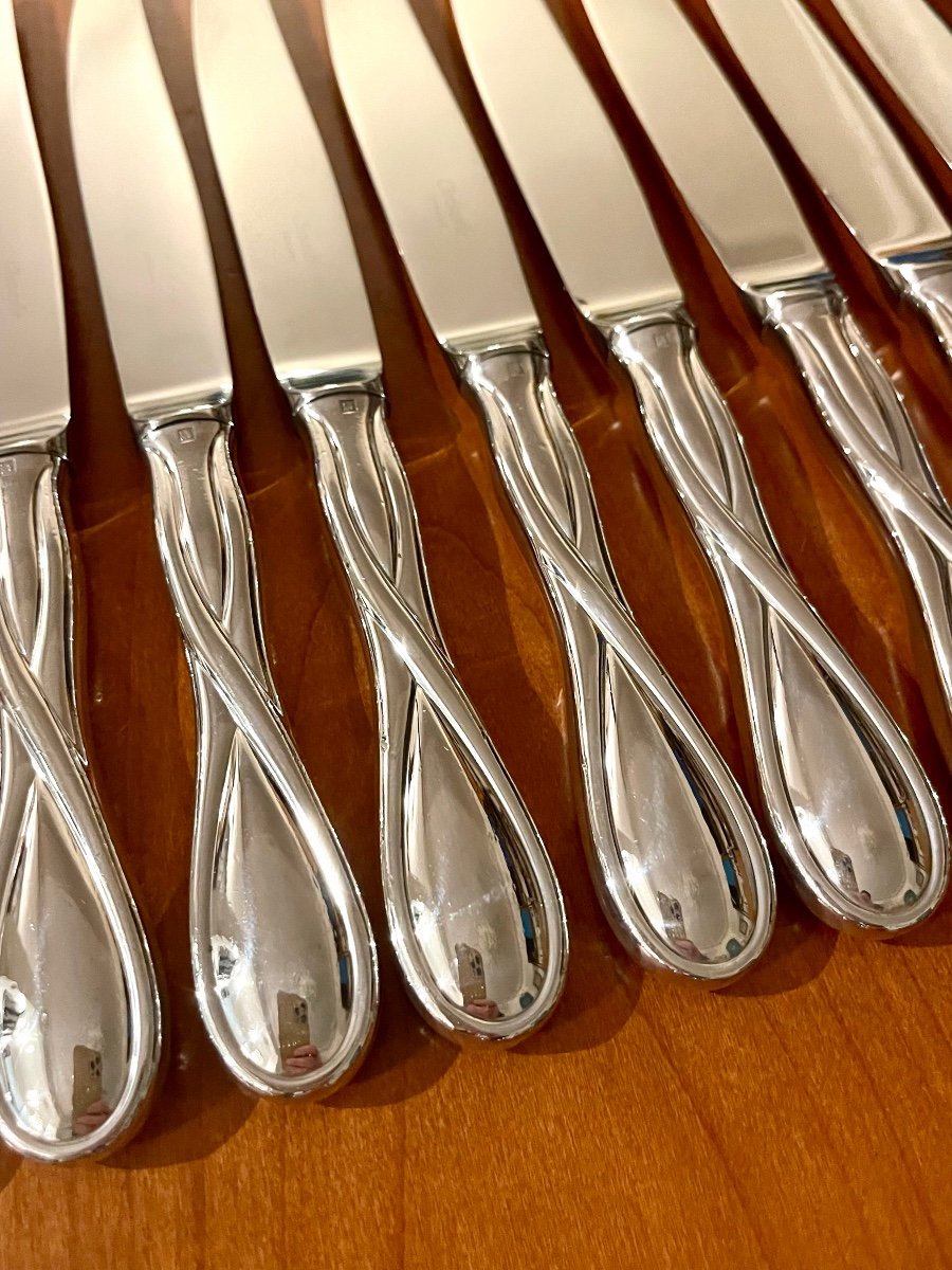 Christofle Galéa, 52-piece Cutlery Set, Very Good Condition -photo-3