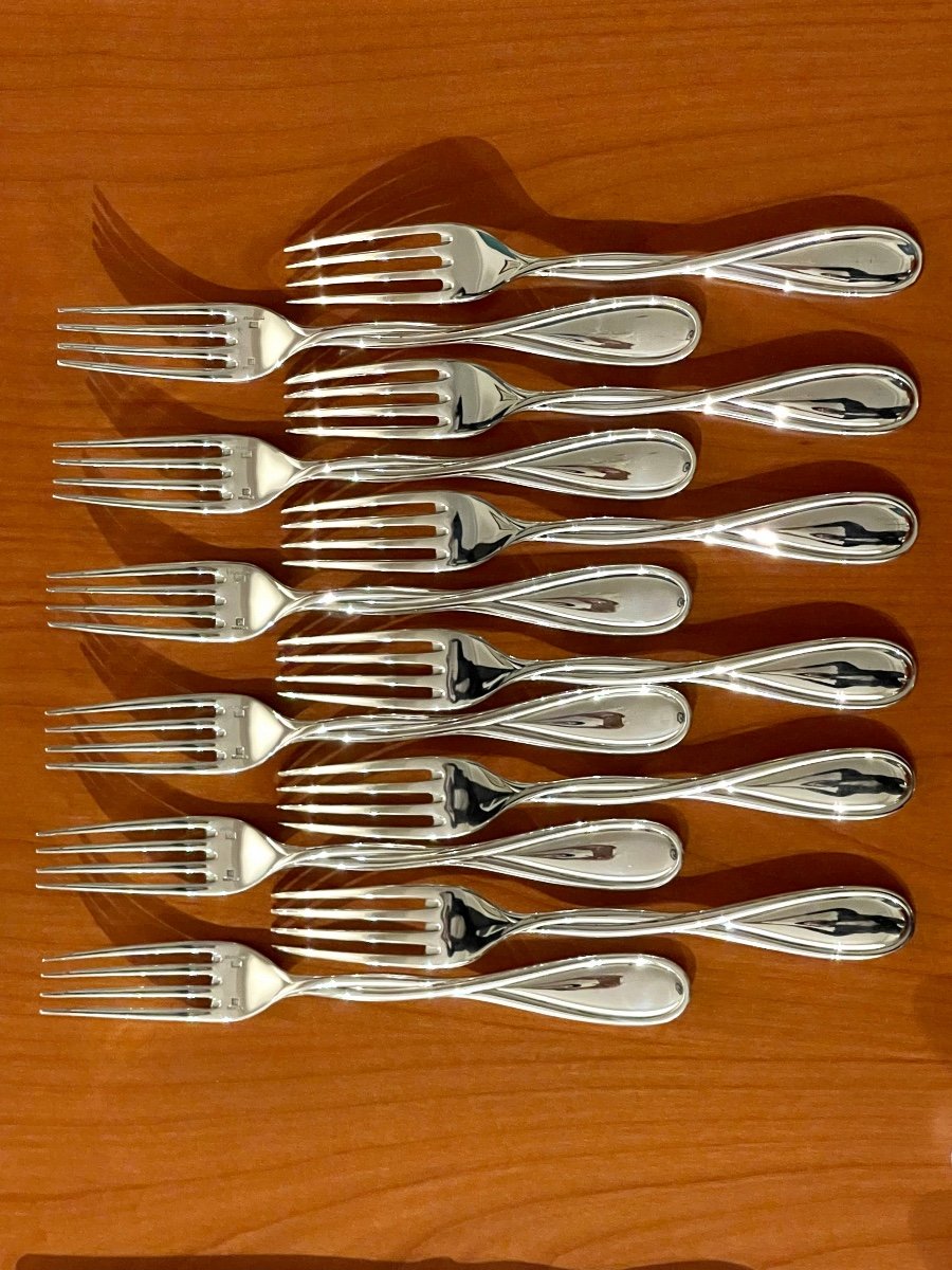 Christofle Galéa, 52-piece Cutlery Set, Very Good Condition -photo-6