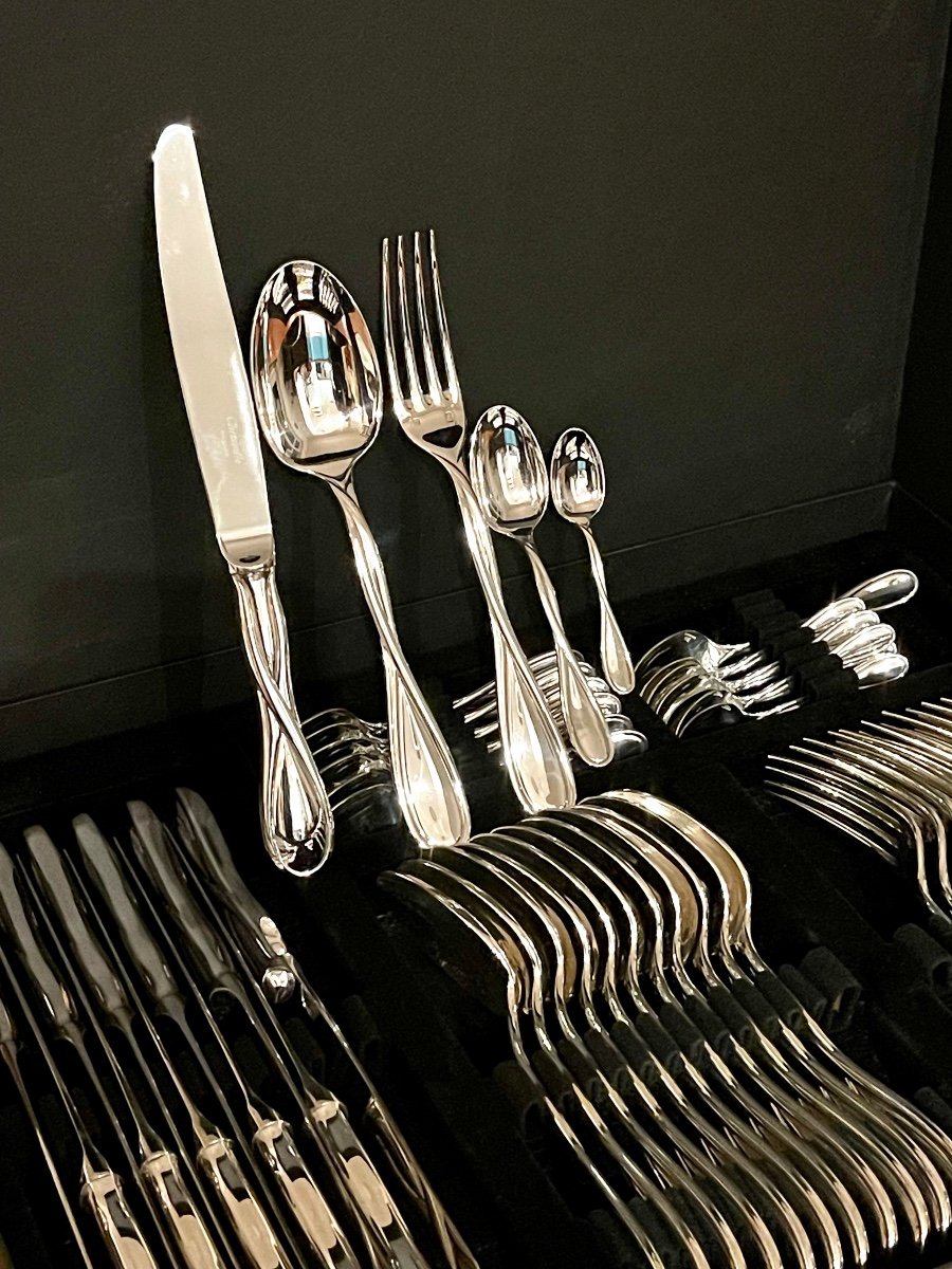 Christofle Galéa, 52-piece Cutlery Set, Very Good Condition 