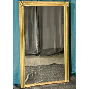 Grand Miroir Ancien XIXè Haut 174 X 104,5 Cm Très Bon état 