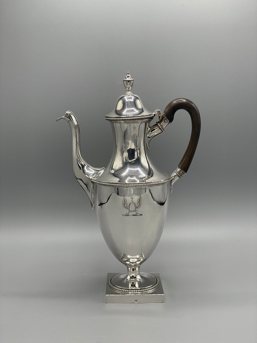 Cafetière En Argent London 1781-photo-2