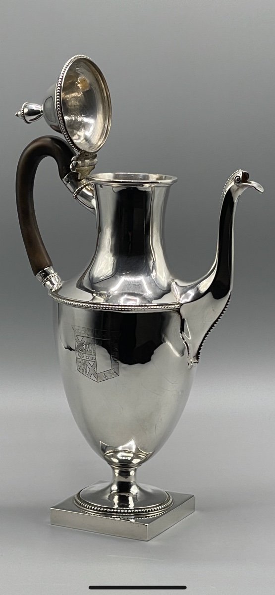 London 1781 Silver Coffee Pot-photo-3
