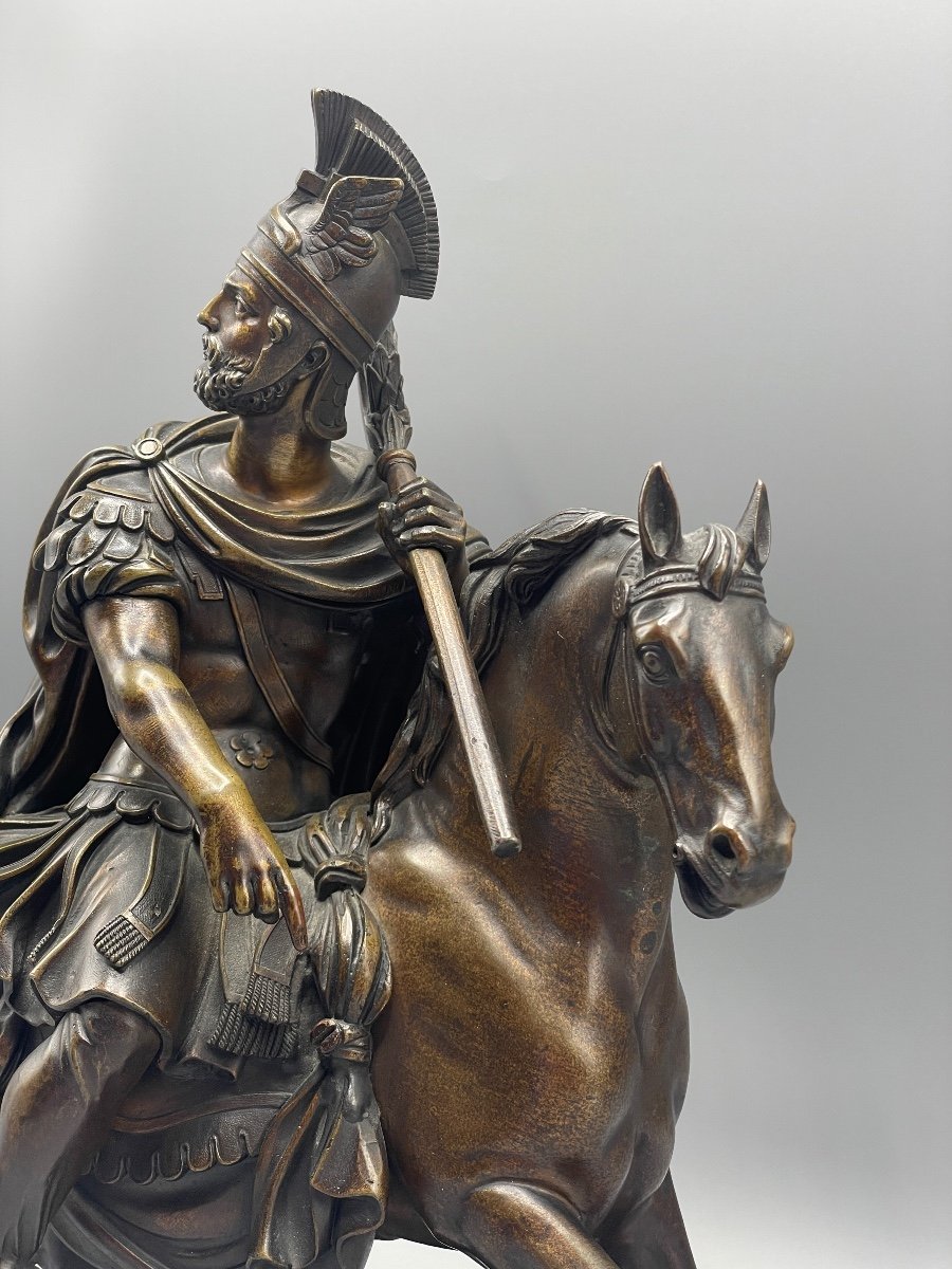 Sculpture XIX Century &quot;roman General&quot; Pierre Le Nordez-photo-1