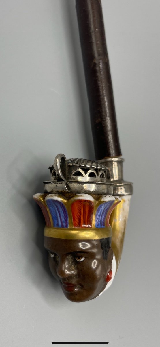 Collection Pipe "the Native American" Circa 1800-photo-3