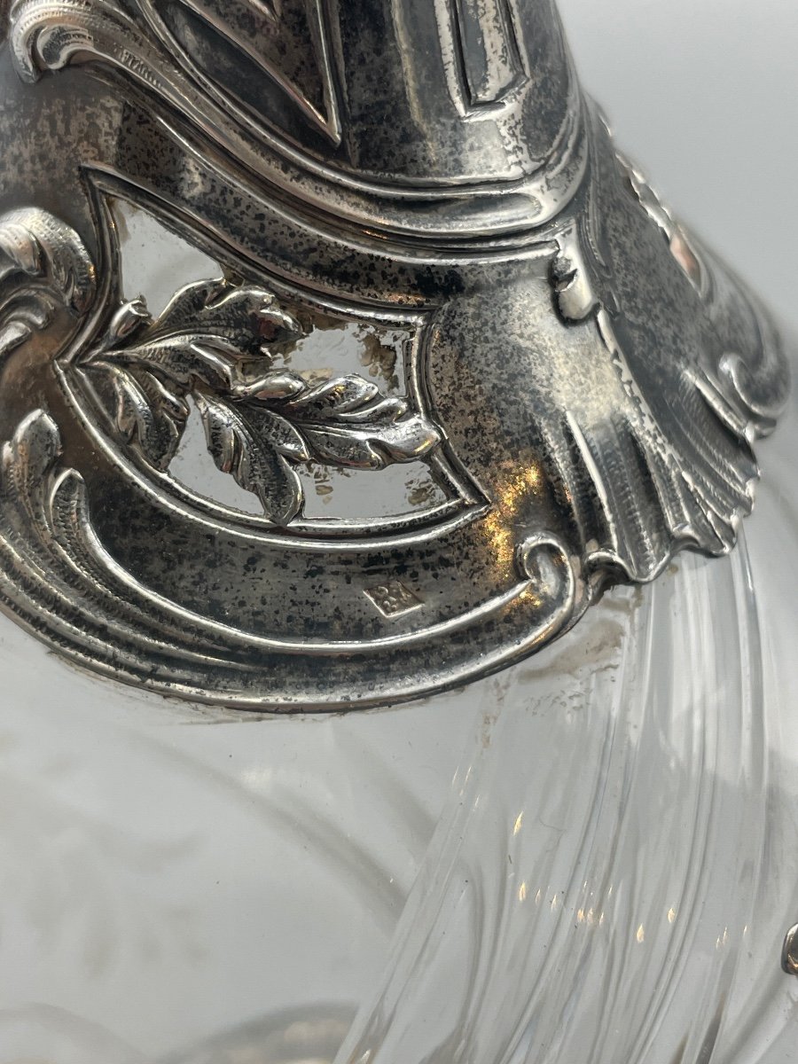 Proantic: Ewer And Its Basin, Sterling Silver Louis XV Style, Portugal