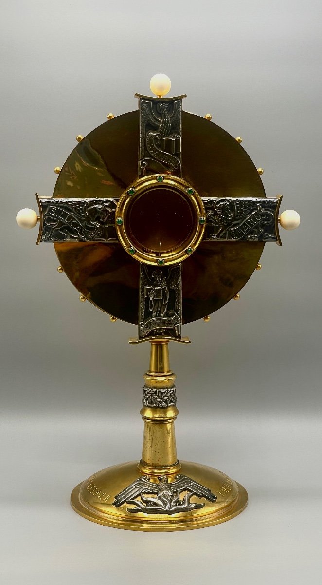 Silver And Brass Church Monstrance