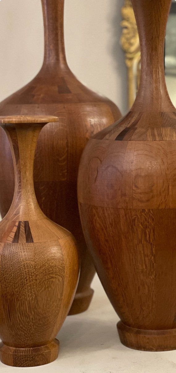 Set Of 3 Large Vases By Maurice Bonami-photo-6