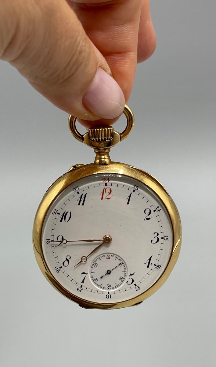 Vacheron&constantin 18k Gold Pocket Watch-photo-7