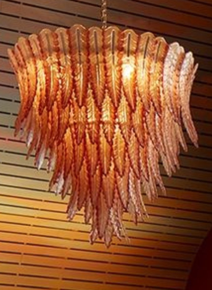 Spectacular Murano Palmette Chandelier-photo-3