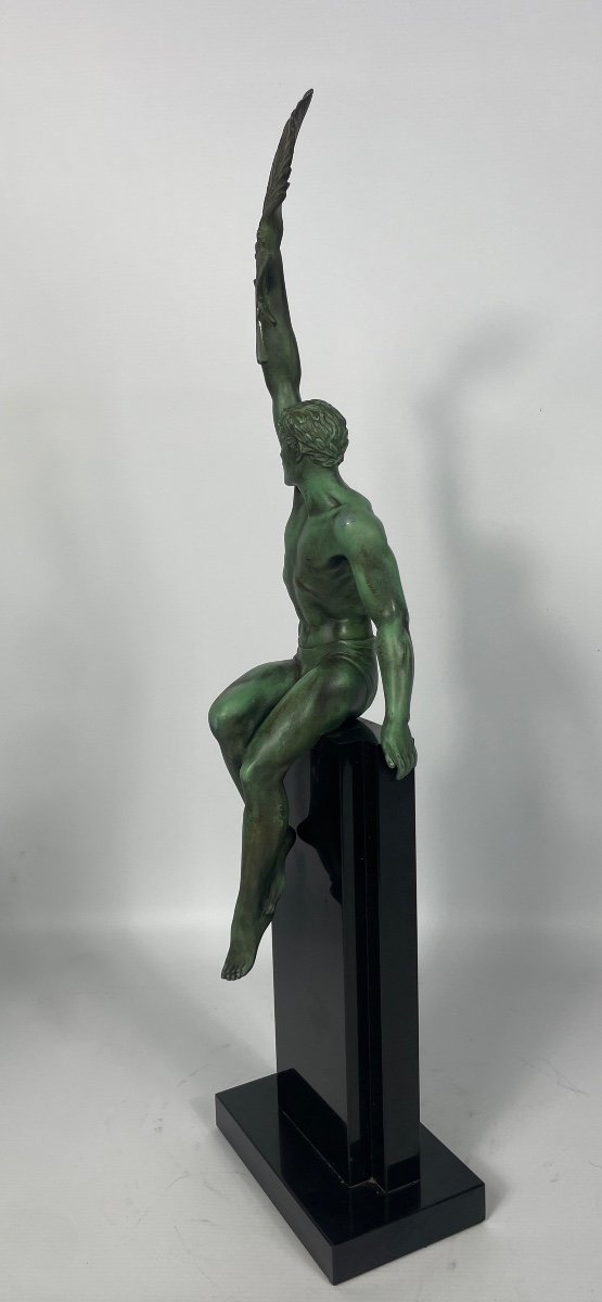 "victory" Sculpture Pierre Le Faguays Edited By Max Le Verrier-photo-3