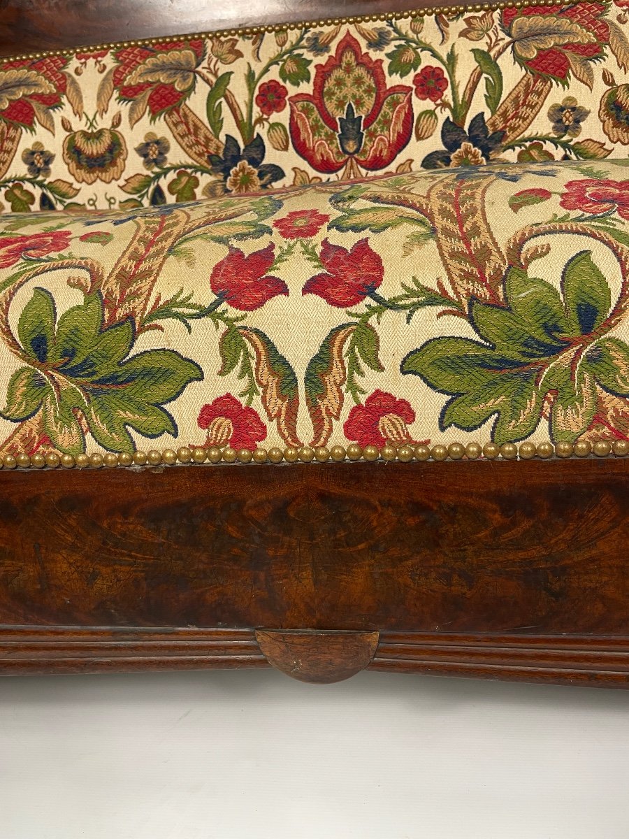 Biedermeier Period Mahogany Sofa Circa 1820-photo-6