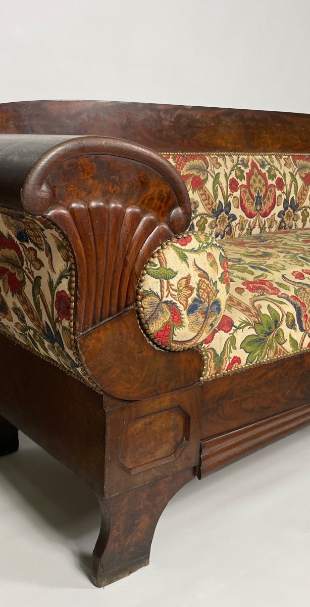 Biedermeier Period Mahogany Sofa Circa 1820