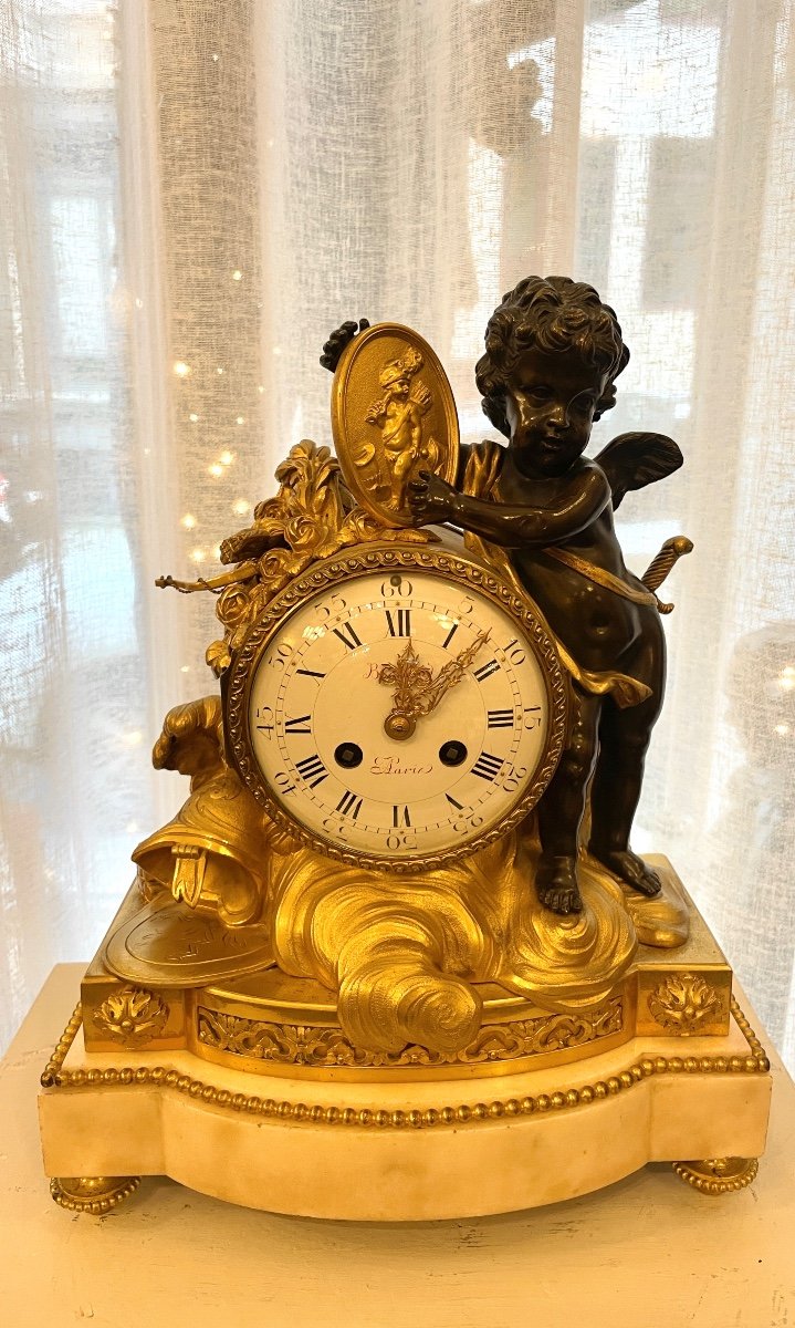 Louis XVI Style Clock Eugène Bazart Paris