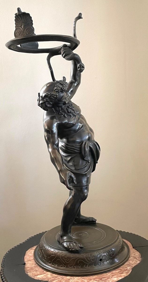 "silene" Bronze Sculpture 19th Century -photo-4