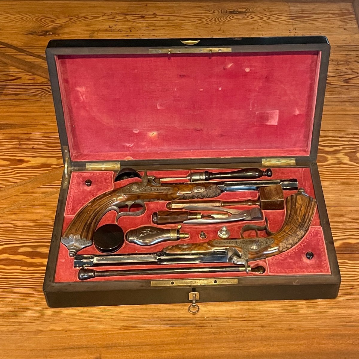 Second Empire Dueling Box And Its Tools