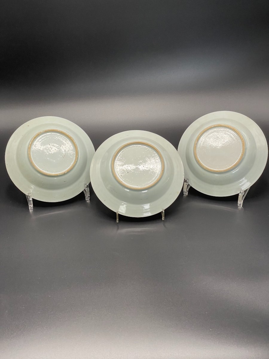 Set Of 3 Qianlong China Plates-photo-4