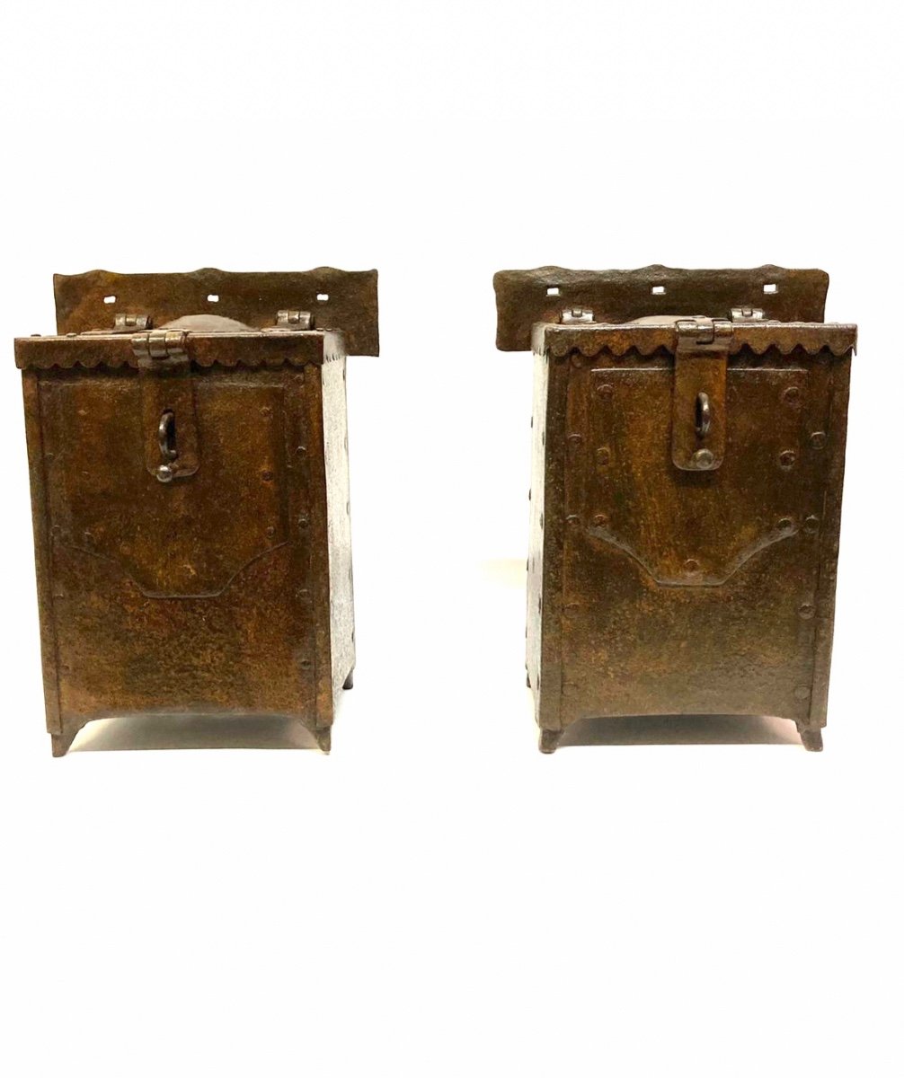 Pair Of 18th Century Offering Box-photo-5