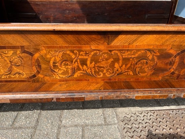 Canopy Bed In Marquetry XVIII Century-photo-8