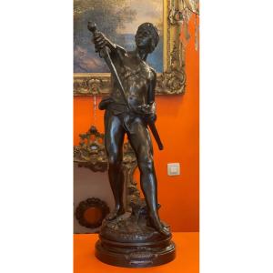 Sculpture En Bronze Louis Moreau « alerta »