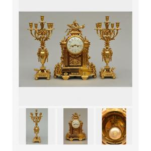 Garniture De Cheminée De Style Louis XVI 