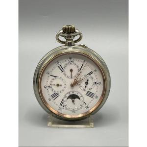 Triple Calendar Pocket Watch Circa 1880