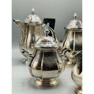 Regency Style Sterling Silver Coffee Service