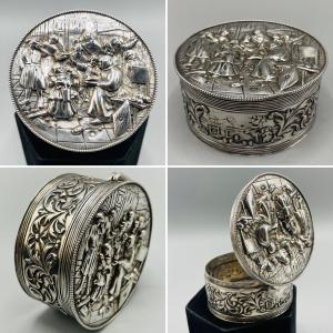 Boîte Hollandaise En Argent Vers 1880