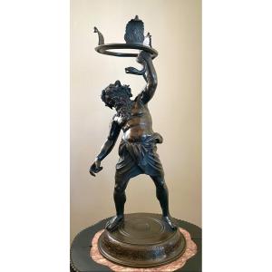 "silene" Bronze Sculpture 19th Century 