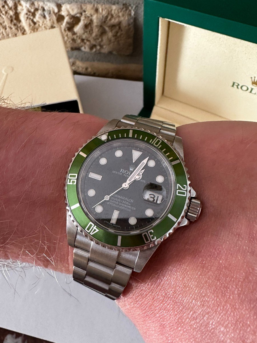 Proantic Rolex Submariner Kermit 16610lv Full Set 2013 4470