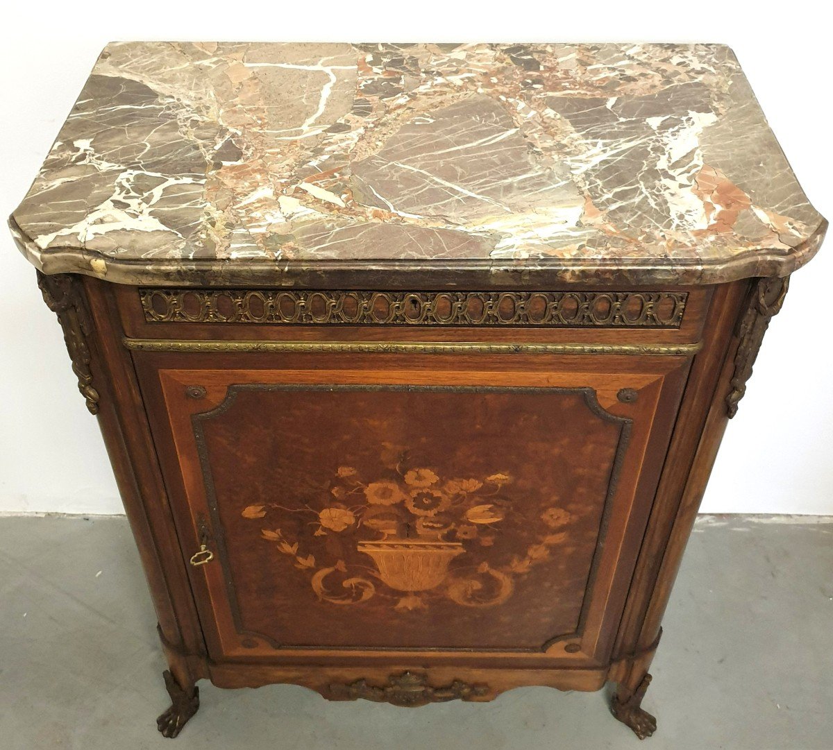 Napoleon III Bronze Inlaid Support Furniture 19th Century-photo-2