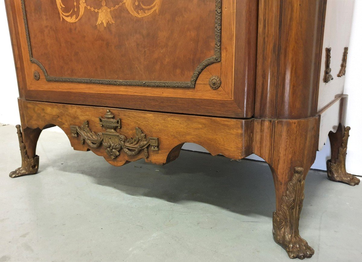 Napoleon III Bronze Inlaid Support Furniture 19th Century-photo-6