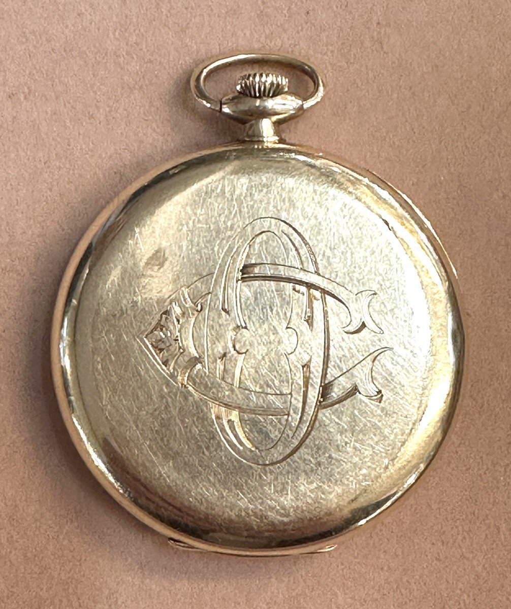 Vacheron & Constantin 14k Gold Pocket Watch-photo-3