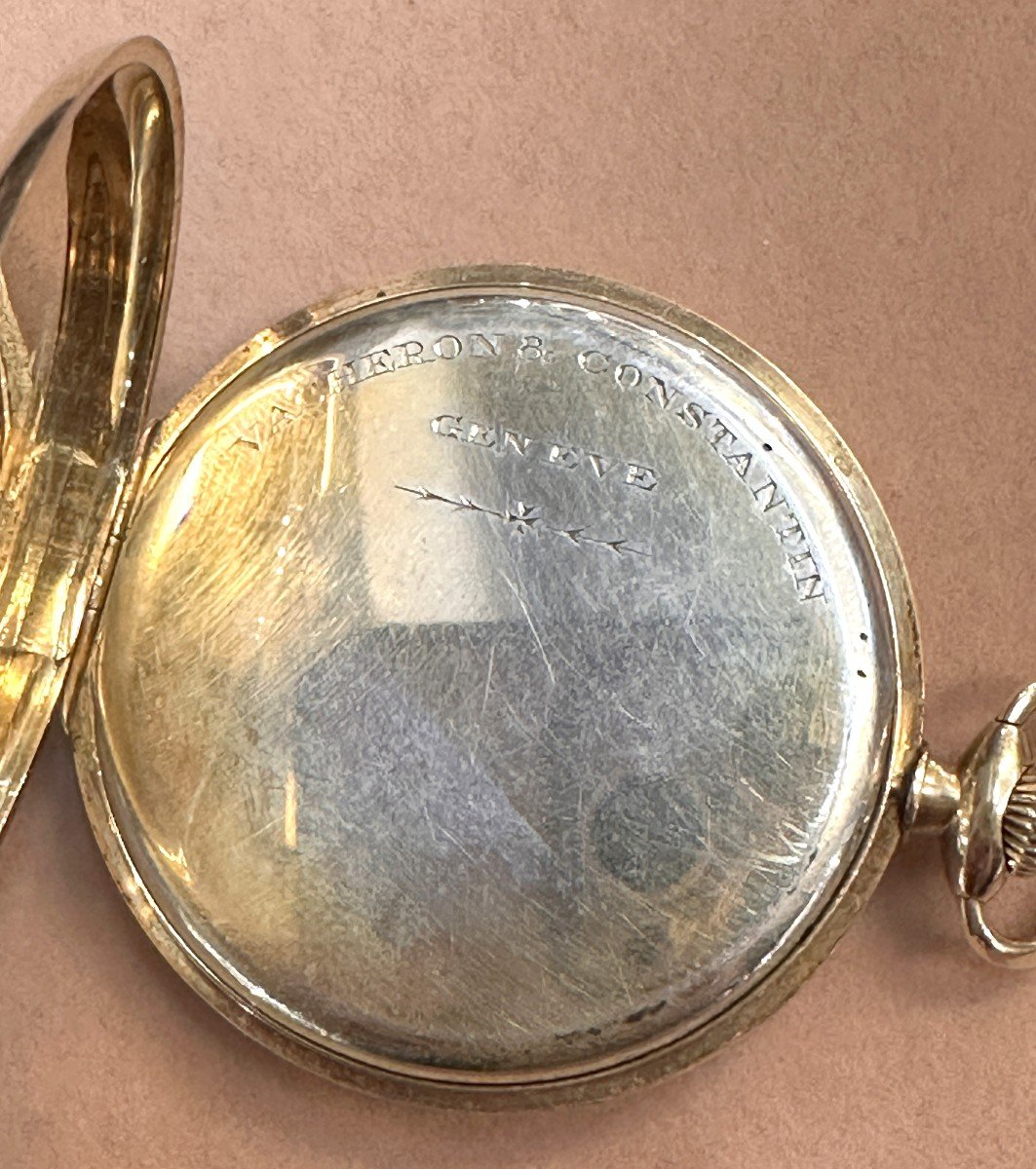 Vacheron & Constantin 14k Gold Pocket Watch-photo-4