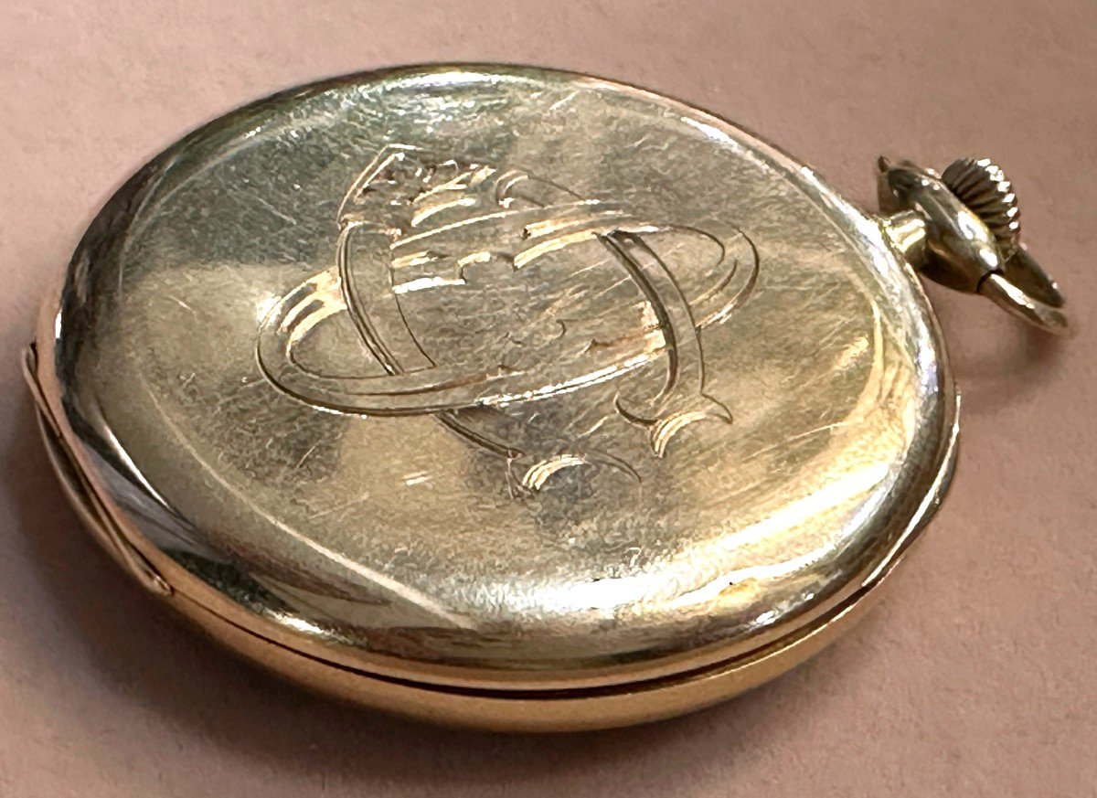 Vacheron & Constantin 14k Gold Pocket Watch-photo-3