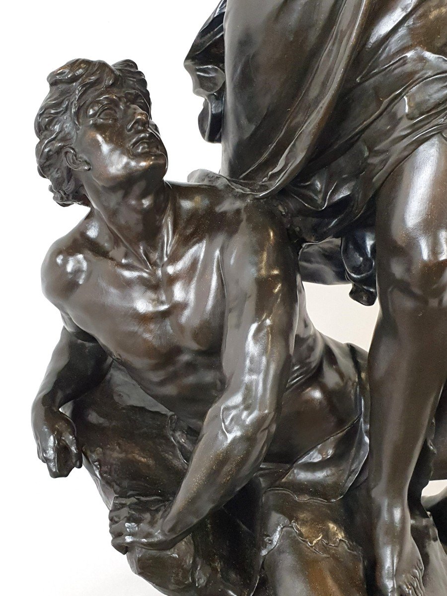 Importante Figure En Bronze 125 Cm Excelsior Emile Louis Picault (1833-1915)-photo-1