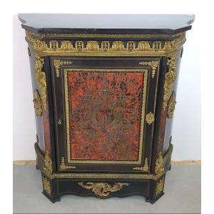 Meuble D’appui En Marqueterie Boulle Bronze Dore XIXe