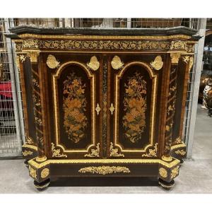 Superbe Cabinet Français Antique De La Période Napoléon III - Fin Du XIXe Siècle