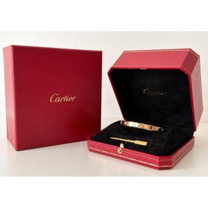 Cartier Love Bracelet En Or Jaune 18k Avec 4 Diamants NOUVEAU