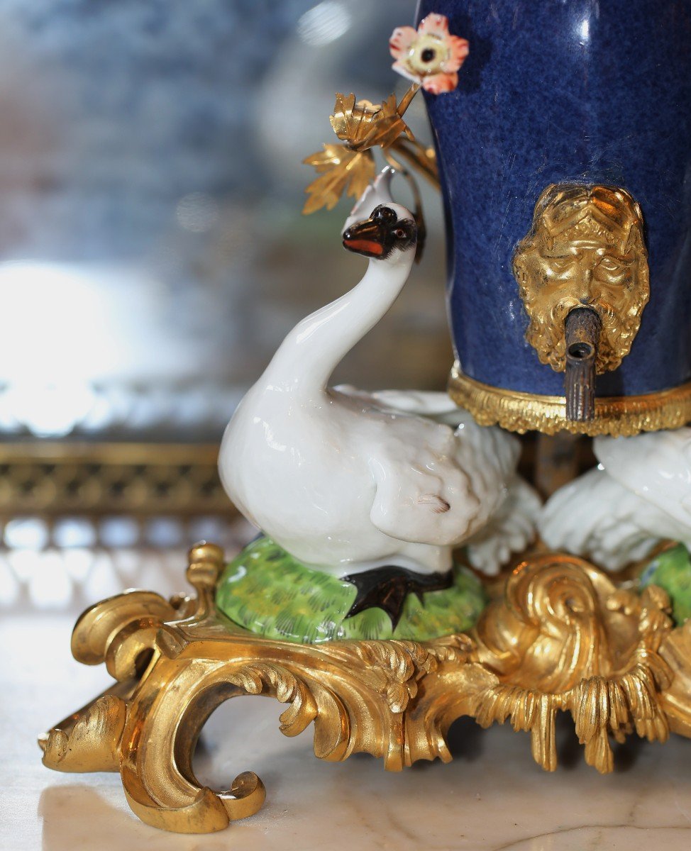 Samson Porcelain Perfume Fountain, Late 19th Century-photo-4