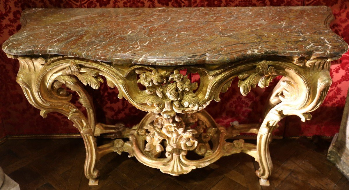 Large Louis XV Period Console, South Of France.-photo-2