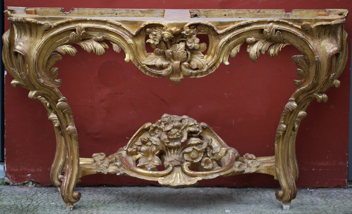 Large Louis XV Period Console, South Of France.-photo-3