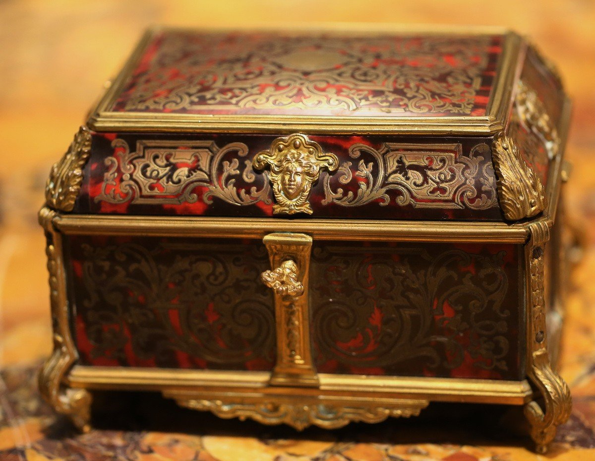 Tahan à Paris, Petit Coffret De Style Louis XIV époque N.iii-photo-2