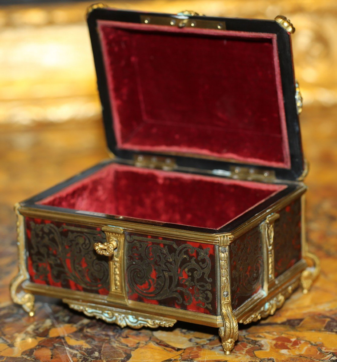 Tahan à Paris, Petit Coffret De Style Louis XIV époque N.iii-photo-3