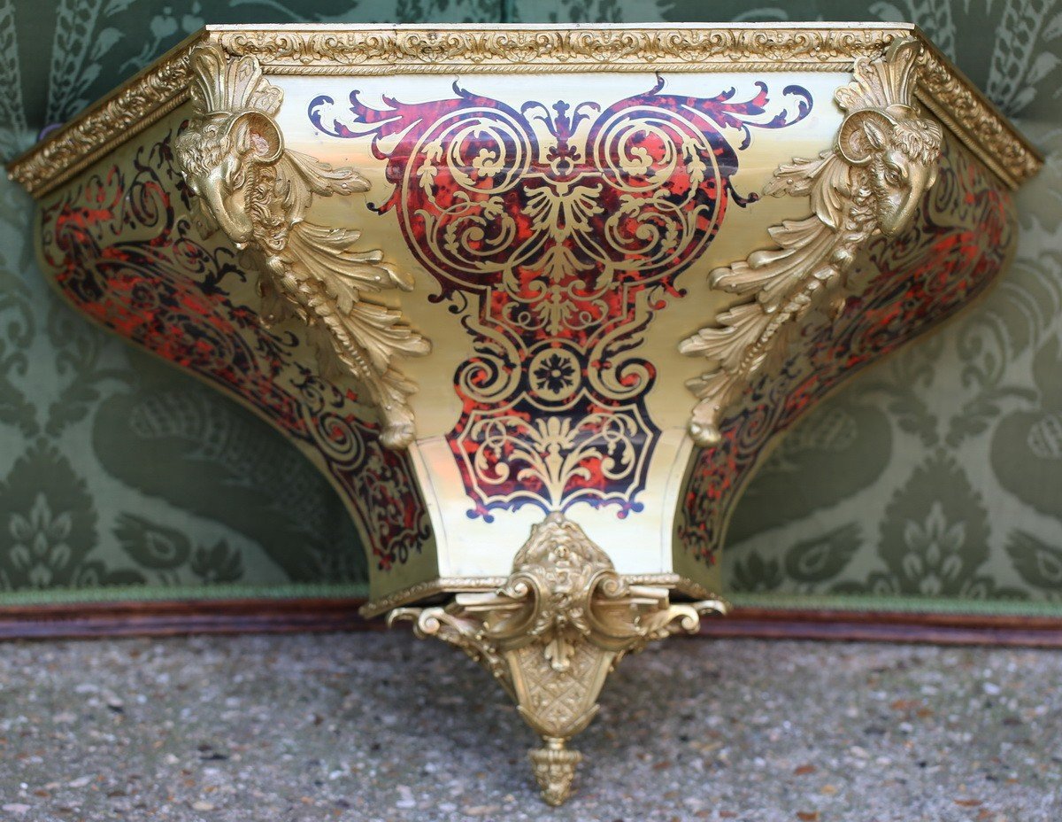 Boulle Marquetry Lamp Base, Regency Period